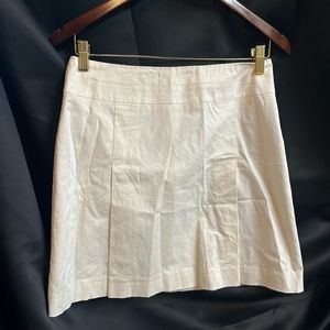 Banana Republic white skirt